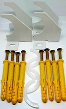 Radiator Brackets (White) For