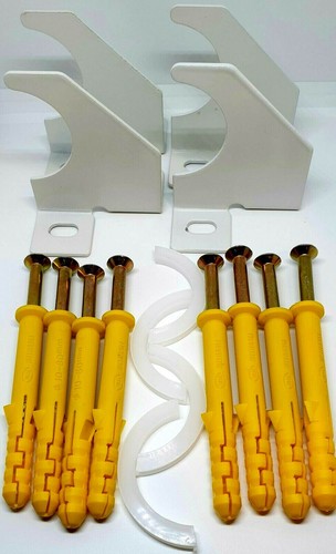 Radiator brackets for - (white),