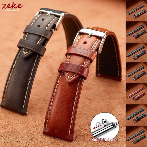 Genuine leather watch band - genuine,