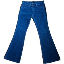 Earl Jean | rare Vintage 1960s 1970s Bootcut Corduroys cord blue womens w28xL29