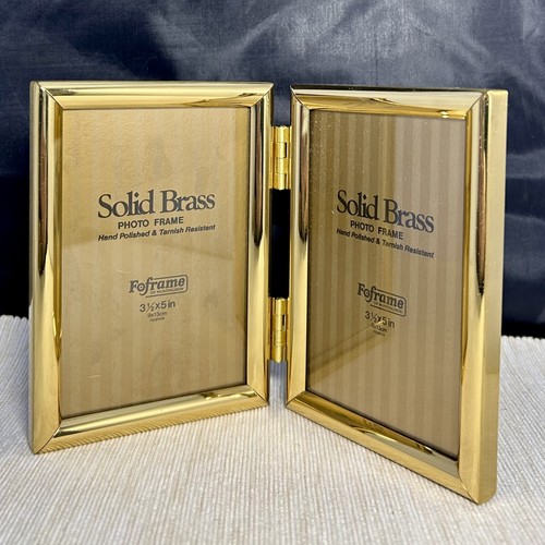 Vintage solid brass - vintage, double