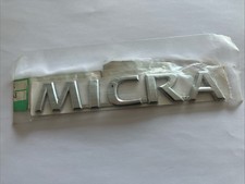 Nissan Micra Rear Badge Emblem