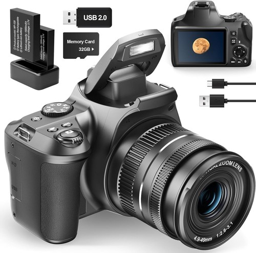 Digital camera 64mp 10x - digital, 4k