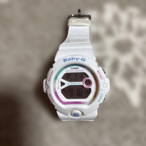 Casio baby 6900 white - baby-g, bg-6900