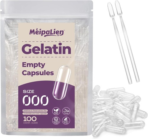 Size 000 empty gelatin - empty,