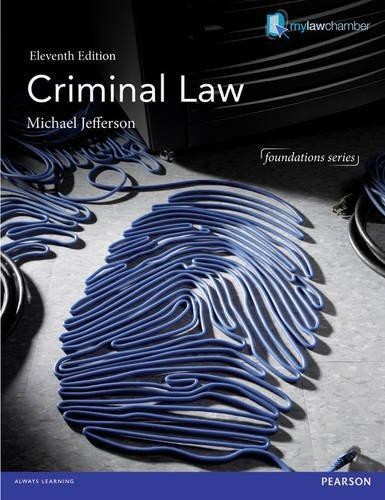 Criminal law 11e foundation - law,