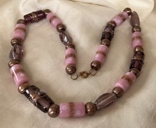 Vintage Necklace, Glass Murano