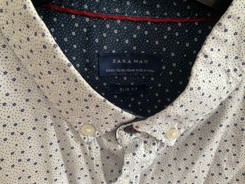 Zara man white long sleeve - man,