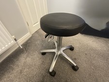 Black Adjustable Beauty Spa Salon Stool Massage lift Hairdressing Swivel Stool