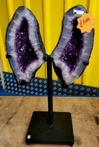 Statement piece amethyst geode - statement,