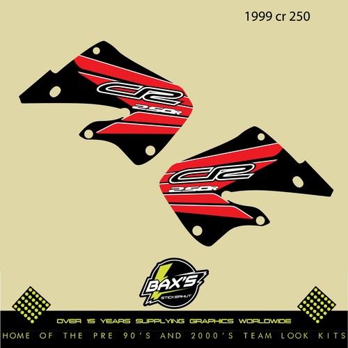 Honda 250 1999 rad decals - 1999,