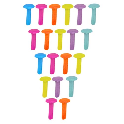 100pcs paper fasteners round - fasteners,