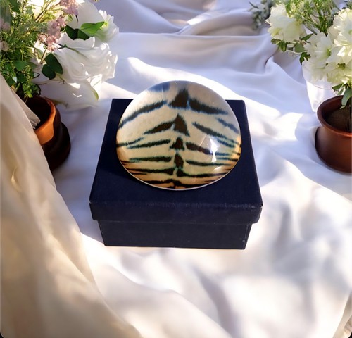 Vintage art glass dome - vintage,