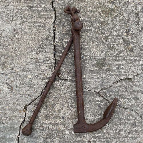 Antique boat anchor - boat,