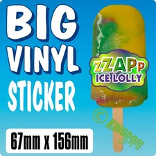 ZAP zZAPp ICE LOLLY STICKER