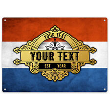 Holland Flag Bar Sign