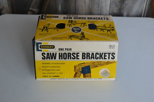 Vintage stanley saw horse - stanley,