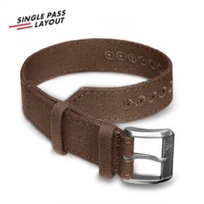20mm vintage military - 20mm, brown