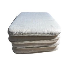 Seat Pad Cushions x4 Beige