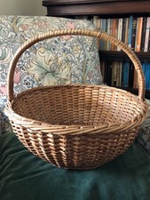Vintage Large Hand Made Wicker
