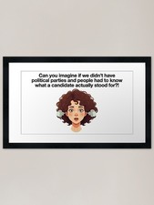 Politics 1 Framed Art Print
