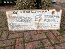 Original Rare Lister Bale