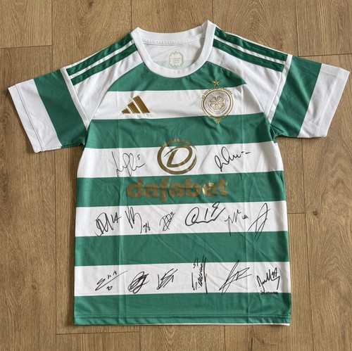 Signed celtic squad shirt - squad,