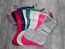 Blank Velvet Christmas Hanging Stocking