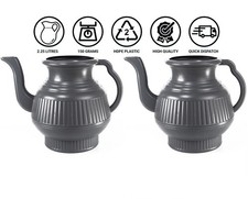 Pair of Lota / Bodna / Toilet Wash Jug – 2.25L Plastic, Lightweight,
