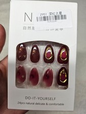 Press on Burgundy and Gold