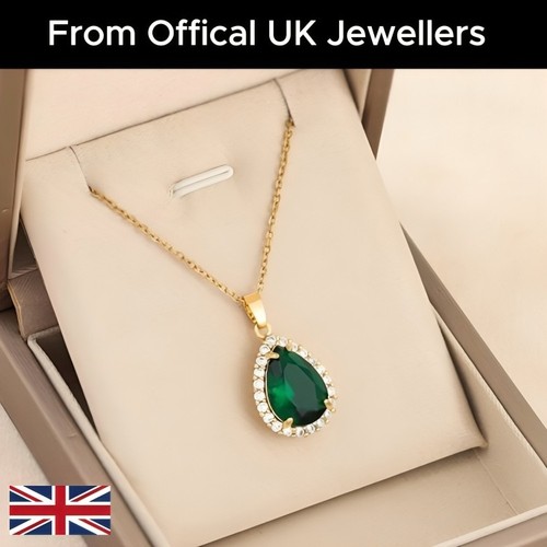 Elegant emerald green - , teardrop