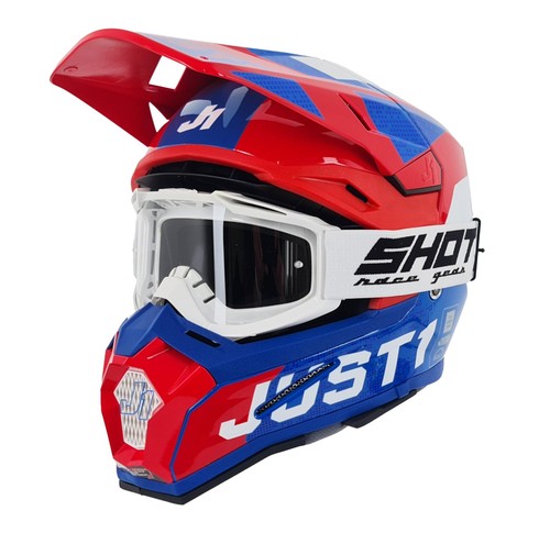 Kids motocross helmet carbon - motocross,