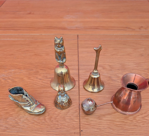 Vintage brass collectables job - brass,