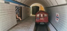 OO Gauge London Underground Station Tube Platform Tile Brick Model Papers Kit