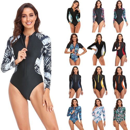 Women long sleeve rash - rash, guard
