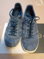 Adidas Munchen Navy/Tan Suede