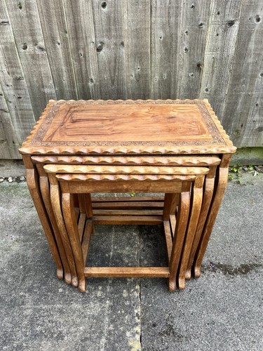 Solid teak wood nest 4 - solid, of