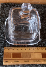 VINTAGE CLEAR CRYSTAL GLASS