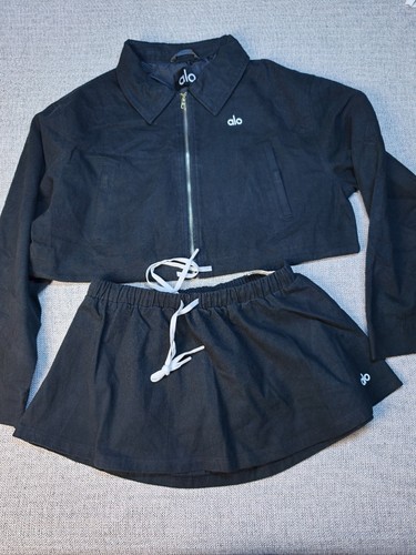 Alo black cropped - alo, full