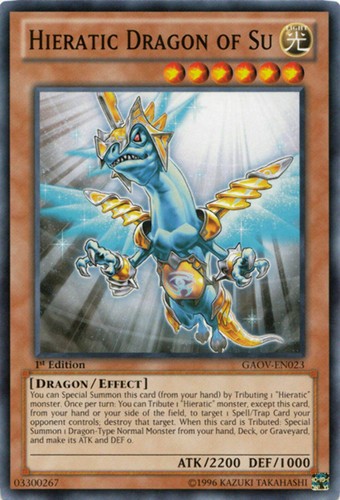 Hieratic dragon - hieratic, of