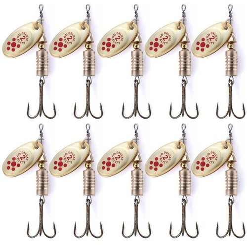 Imitation fishing spinners - 10,