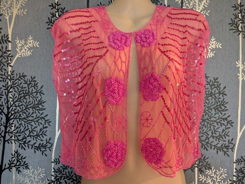 Ladies women pink beaded - ladies,