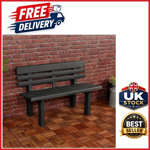 Black plastic garden - black,