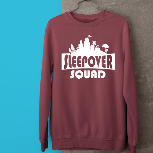 Sleepover squad sweatshirt - sleepover,