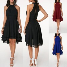 Womens Sexy Halter Neck Mini