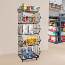 5 Tier Wire Grid Retail