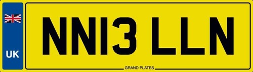 Neil nell number plate - number, nn13
