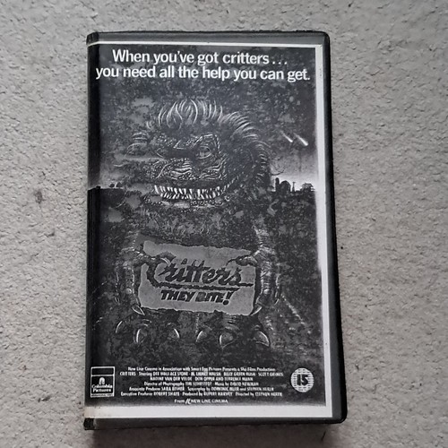 New line cinema critters vhs - cinema,