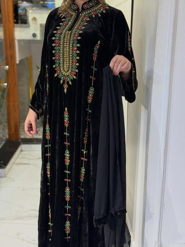 Velvet caftan abaya - , farasha