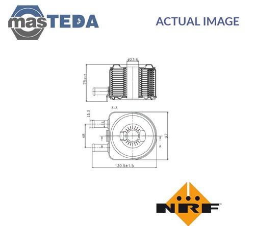 31735 engine oil cooler nrf - engine,